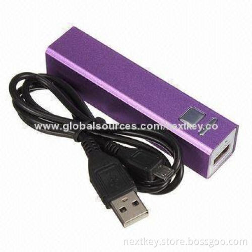 Universal USB Mobile Phone Chargers with 2,600mAh Capacity